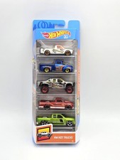 2018 Hot Wheels Hot Trucks 5 Pack 2007 Chevy Silverado 1967 C10 VW Caddy Pick Up