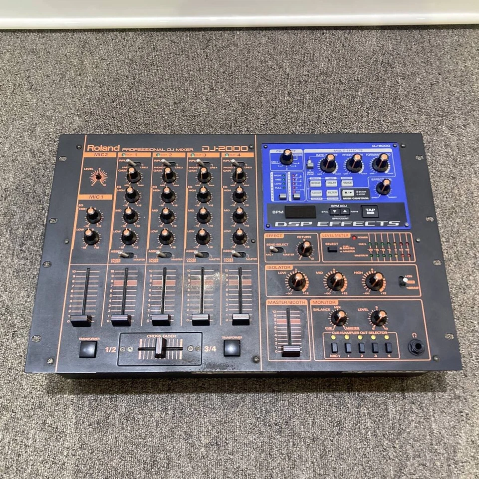 [Used] Roland DJ-2000 Professional DJ Mixer Power Tested Only As-Is Japan - Image 2 of 4
