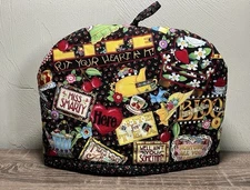 Vintage TEA COZY MARY ENGELBREIT Cherries Small Toaster Appliance Cover