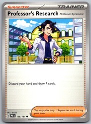 Professor's Research (Professor Sycamore) 125/131 Prismatic Evolutions
