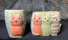 Creative Bath Products "cb" Whimsical Cat toothbrush  Toothpaste Holder