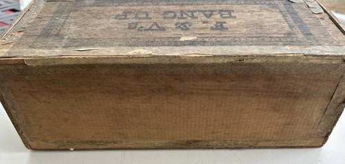 Vintage F. & V’s Bang Up Holz Zigarrenkiste ca. 10,5x4,5x3,75 - Bild 5 von 7