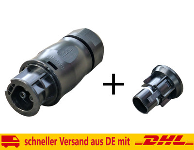   Betteri BC01 Buchse Stecker Endkappe AC zB f. Hoymiles Deye Huayu 3-Polig IP67