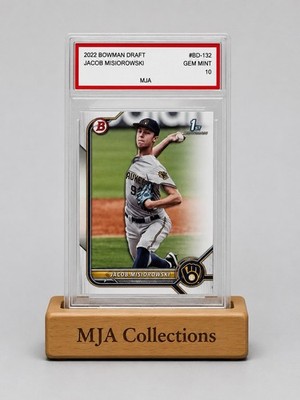 2022 Jacob Misiorowski 1st Bowman Draft Rookie Card #BD-132 Gem Mint Graded 10