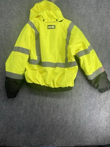 Pyramex WORK GEAR Sz 3XL XXXL Reflective Quilted Coat Insert Hood - product listing photo