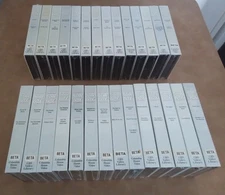 NEW SEALED Star Trek Beta Betamax. CBS Video Library. Lot Of 28. 57 episodes.
