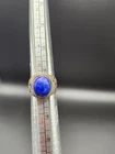 Vintage Cabochon Lapis Lazuli Sterling Silver Ring Size 6