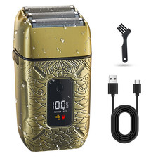 Imagen de 3-Blade Men's Rotary Shaver USB Rechargeable Wet Dry Electric Razor