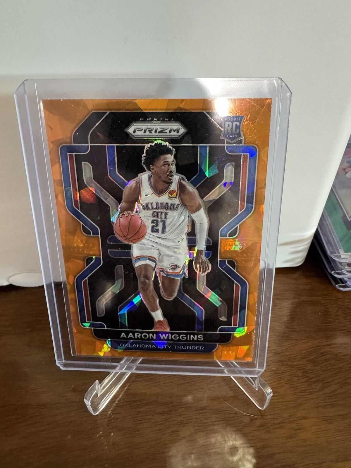 2021-22 Panini Prizm - Aaron Wiggins #286 Orange Ice Prizm (RC)