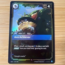 Riftbound Ava Achiever (107/353) Origins NM FOIL — live eBay listing