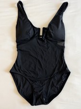 Anne Cole One Piece Swimsuit Bathing Suit Size 8 Black Swimwear NWT