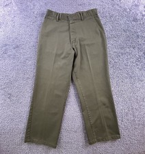 VTG Boy Scouts of America Official Green Uniform Action Fit Pants Mens 31 X 28