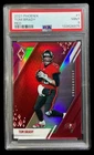 2021 panini phoenix #1 tom brady; red 249/250 holo prizms PSA 9  COLOR MATCH