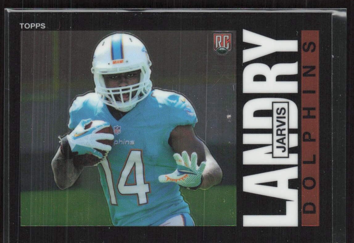 2014 Topps Chrome #4 Jarvis Landry 1985 Topps Miami Dolphins