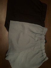 Women’s Nine West Dress Shorts - Size Large, 2 Pairs. Black And Teal- Worn Once