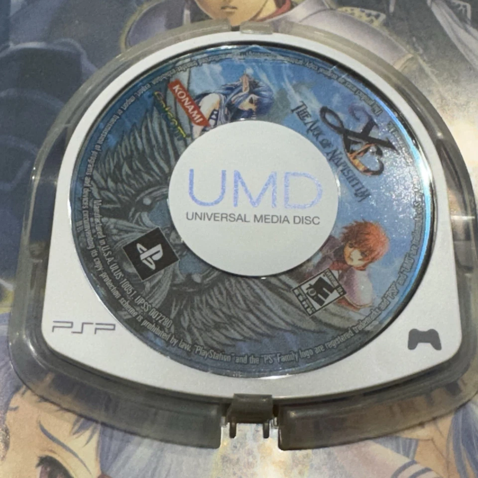 Ys: The Ark of Napishtim (Sony PSP, 2006) No Manual TESTED - Image 4 of 4