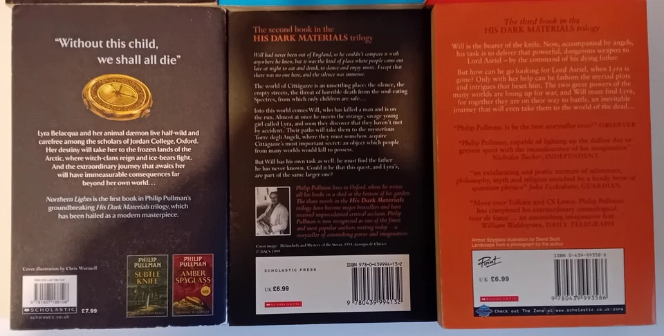 9 Books Teen YA Action Adventure Fantasy Hunger Games Divergent Dark Materials - Image 4 of 4