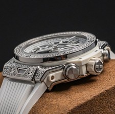 Hublot Big Bang Unico Titanium Pave Diamonds 42mm B&P 2019 441.NE.2010.RW.1704 9