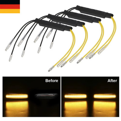 4x Widerstände Kabel LED Mini Blinker Motorrad 21W Widerstand Wiederstand DE