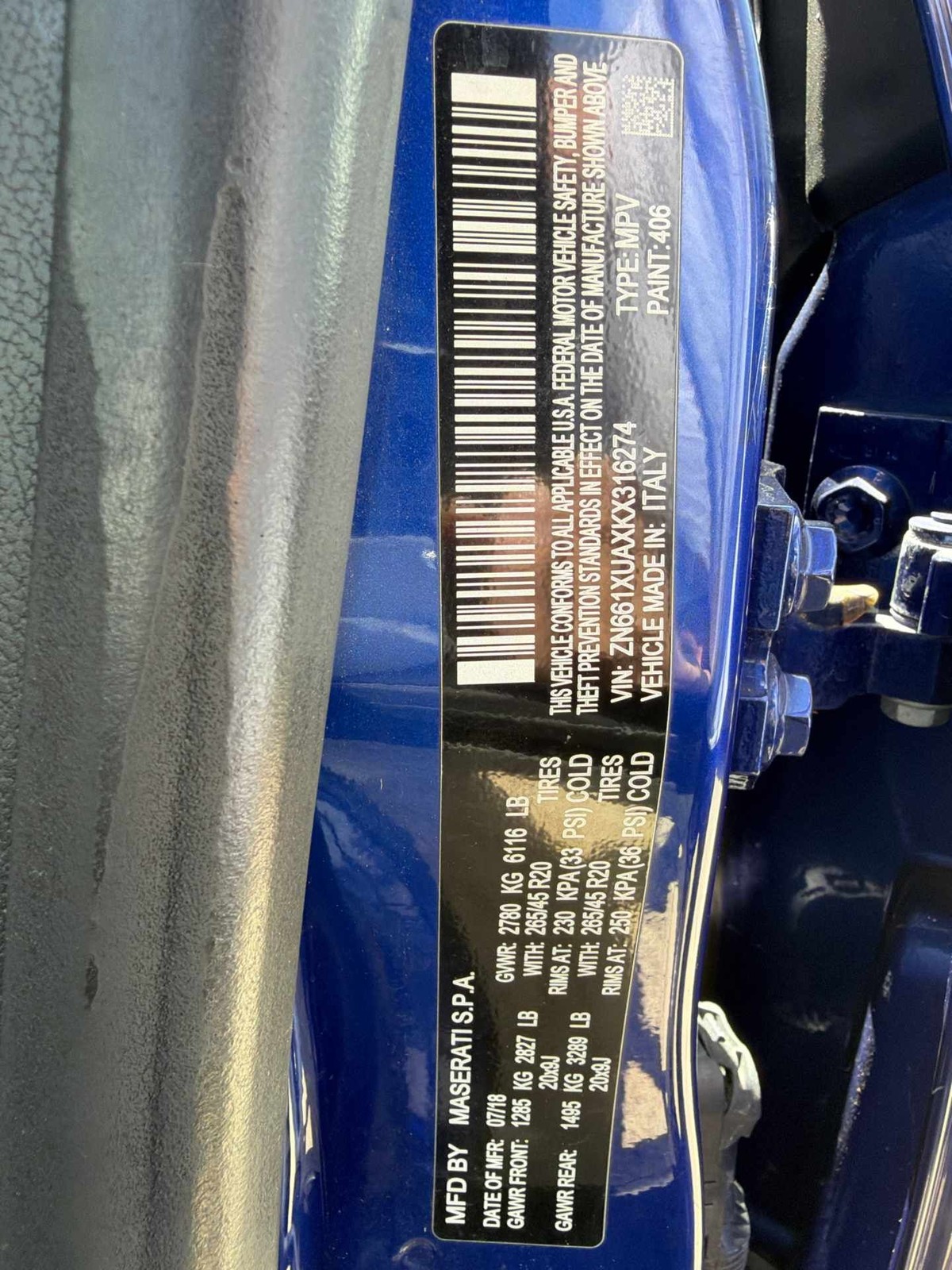 Maserati Levante 2019 Right Headlight