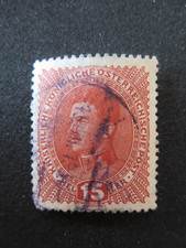 Znaczki - KK Poczta Austriacka, 1917, stemplowane