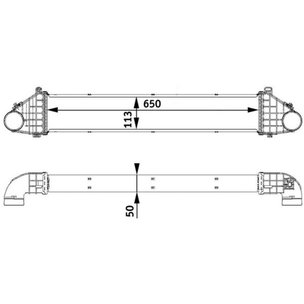 LadeluftküHler Mahle Ci 139 000P FüR Volvo S40 Ii V50 C30-image