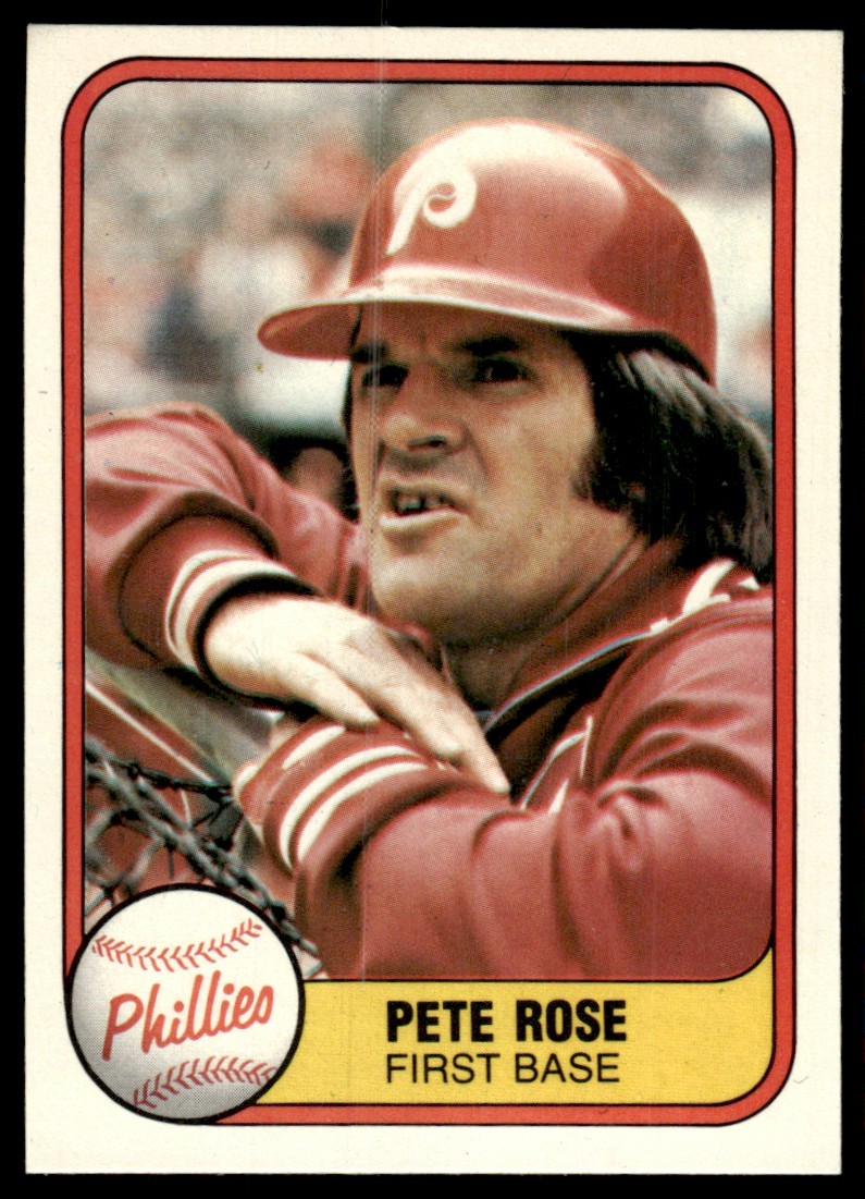 PETE ROSE 1981 FLEER #1