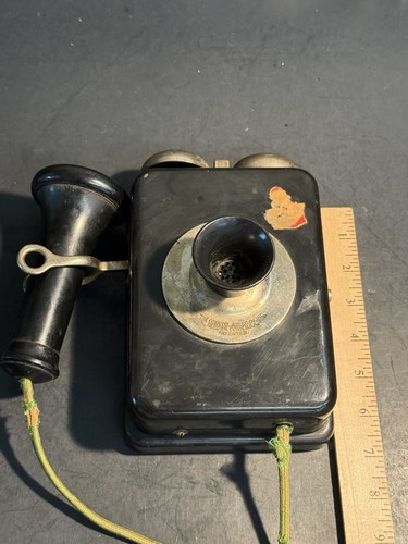 Antique Connecticut Telephone Wall Phone Magneto Early 1900s Original - 第 14/17 張圖片