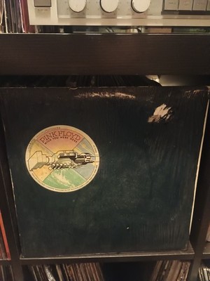 1970s PINK FLOYD Wish You Were Here LP Vinyl In Blue SHRINK! + OG Sleeve! 