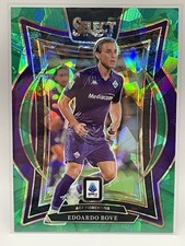 Edoardo Bove 2024-25 Panini Select Serie A Green Ice SSP #32 Fiorentina