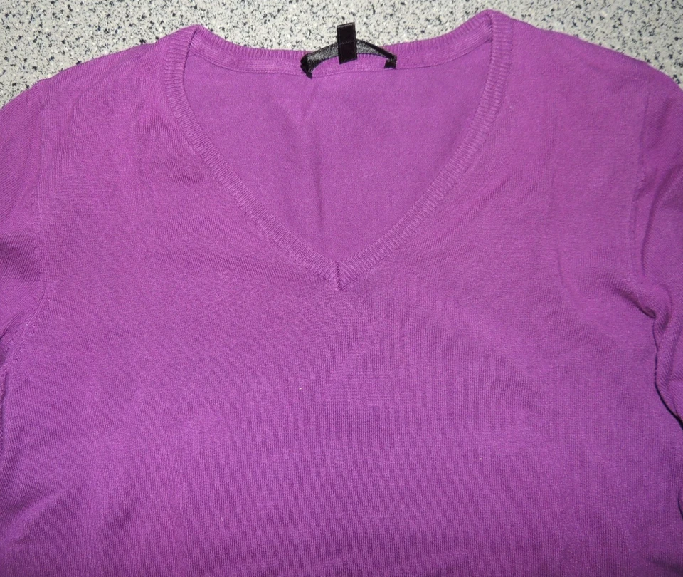 Damen Feinstrickpullover Lila Basic Gr. 40 Passport - Bild 3 von 3