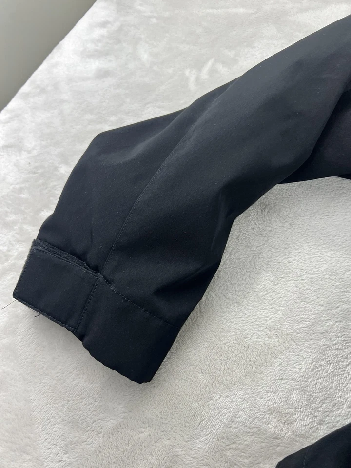 Perry Ellis Portfolio Jacket Mens Large Black Zip Out Liner Two Way Zip Pockets - Image 3 of 4