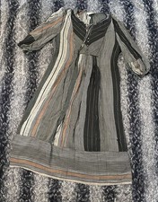 Universal Threads Women’s XL Multicolored Striped Boho Half Sleeve Maxi Dress