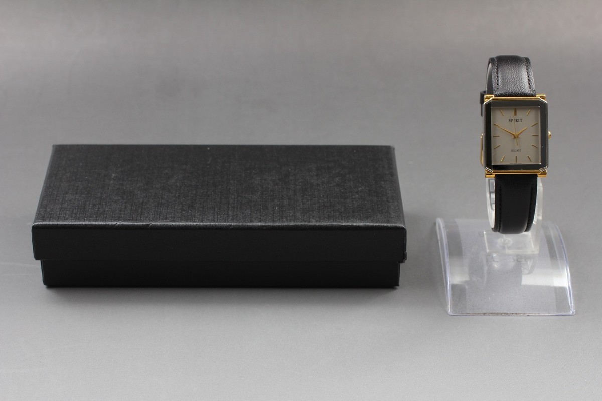 Vintage 1992 Exc+4 Seiko Spirit 7N01-5A50 Gold Two-Tone Quartz