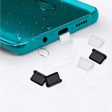 5Pcs USB Type C Silicone Dust Plug Charging Port Protector Anti Dust Caps