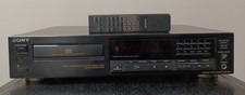 SONY CDP-590 LETTORE CD + TELECOMANDO STEREO HIFI VINTAGE TESTATO FUNZIONANTE