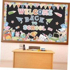 Bulletin Board Set First Day of School Classroom Boho Welcome Back to School