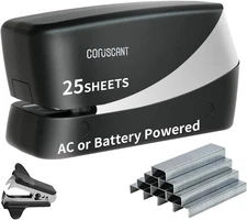 Coruscant Electric Stapler, Heavy Duty Desktop Stapler, No-Jam Automatic Stapler