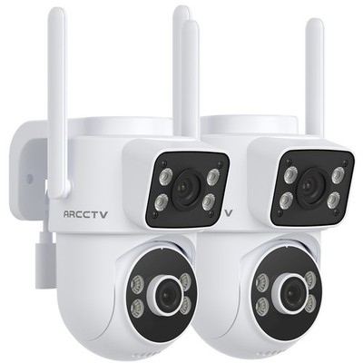 ARCCTV 4MP Wireless 2.4G/5G WiFi6 Security Camera 360°PTZ Audio Home Outdoor