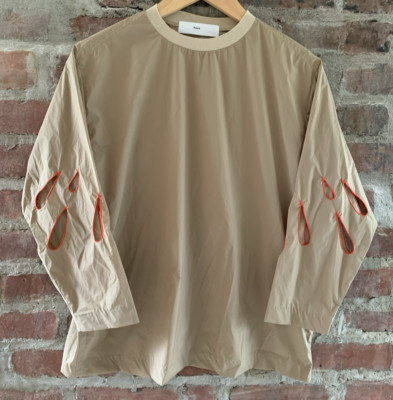 TOGA PULLA Blouse Shirt/36/Nylon/Tan/TP91-JK260