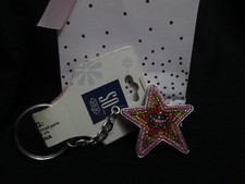 COLORFUL STAR KEYCHAIN W/GIFT BAG