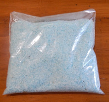 NOS "CRUSHED GLASS" for Ceramic Craft Stain Glass Windows - BLUE 9 OZ
