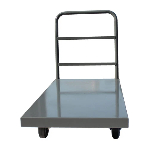 Steel Platform Truck Deck Platform Truck Push Cart 60" L x 24" W Portable Dolly - Picture 7 of 10