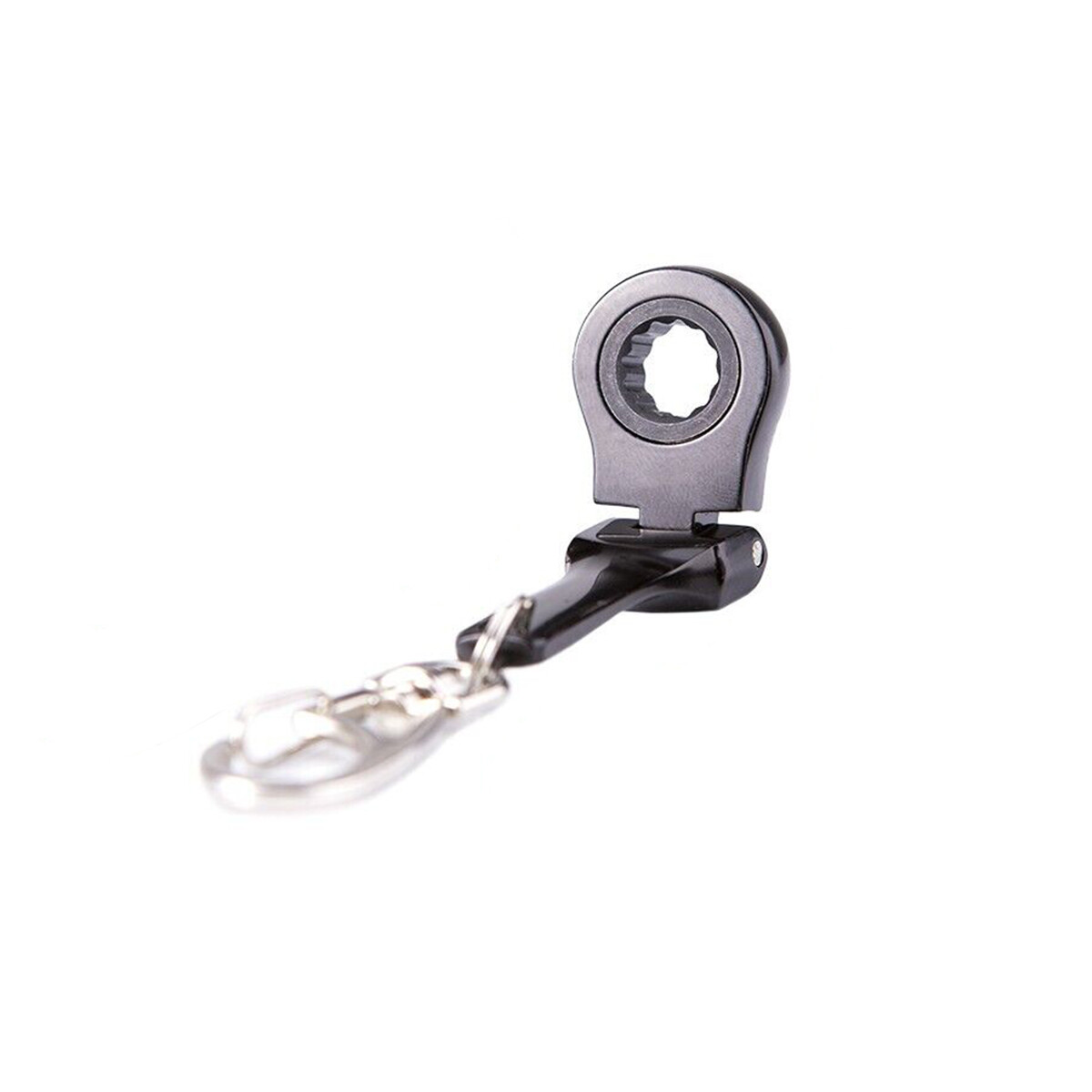 1pc 10mm Mini Shaped Wrench Tool Metal Keychain Key Chain Ring Keyring ...