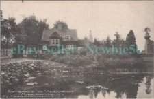 Millbrook NY - ENTRANCE TO ALTAMONT MANSION - Postcard Dutchess County