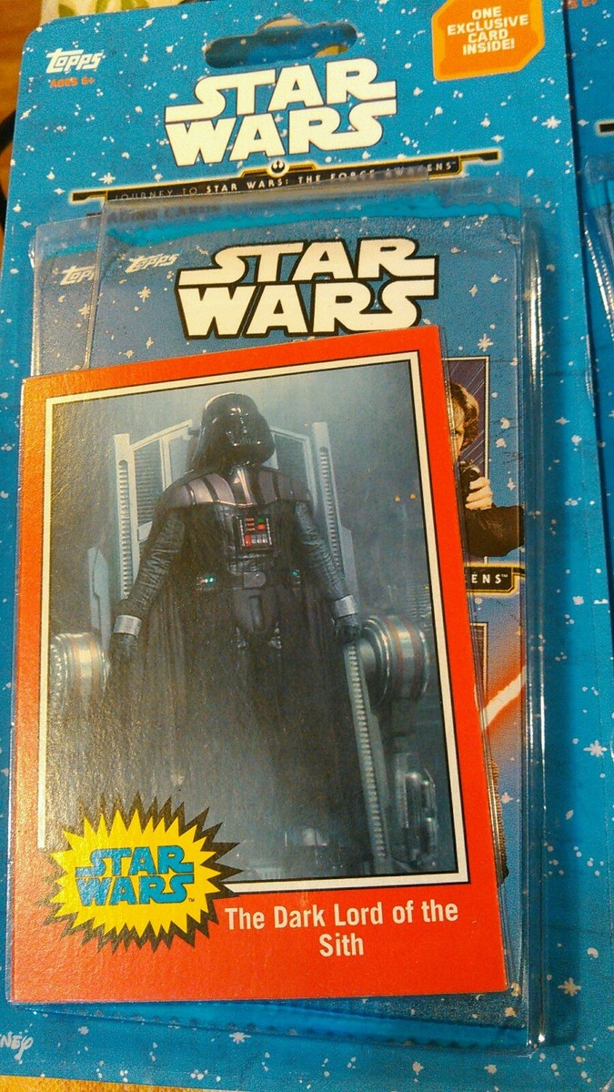 Star Warsトレーニングカード 16 Sealed Packs & ALL 8 Exclusive bonus card SET Topps Journey