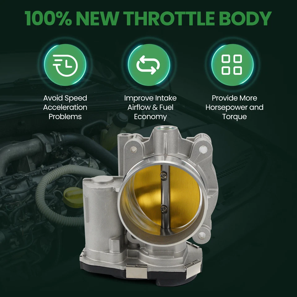 Conjunto de carrocería del acelerador apto para Ford Explorer Flex E150 E350 Lincoln MKT S20020 Foto 3 de 4