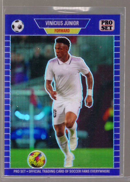 2023 Leaf Pro Set Web Limited Metal Purple #'D 6/15 Vinicius Junior Brazil