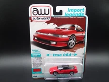 2025 AUTO WORLD 1991 MITSUBISHI ECLIPSE GSX IMPORT LEGENDS REL 1 VS A NO 4 1:64