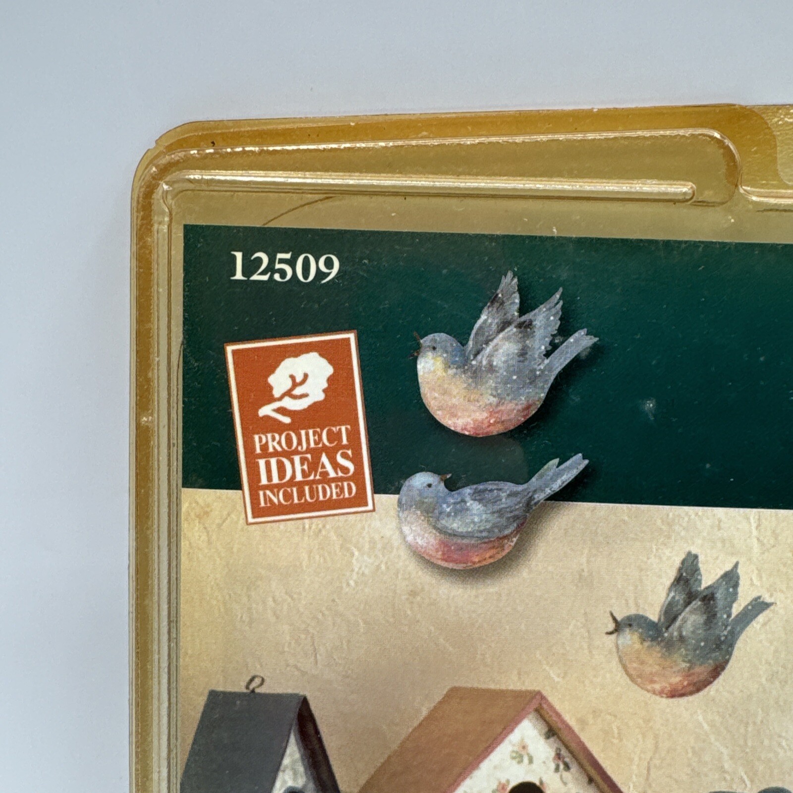 Lot of 2 - Vintage Wallies Wallpaper Cutouts Susan Winget Bluebirds